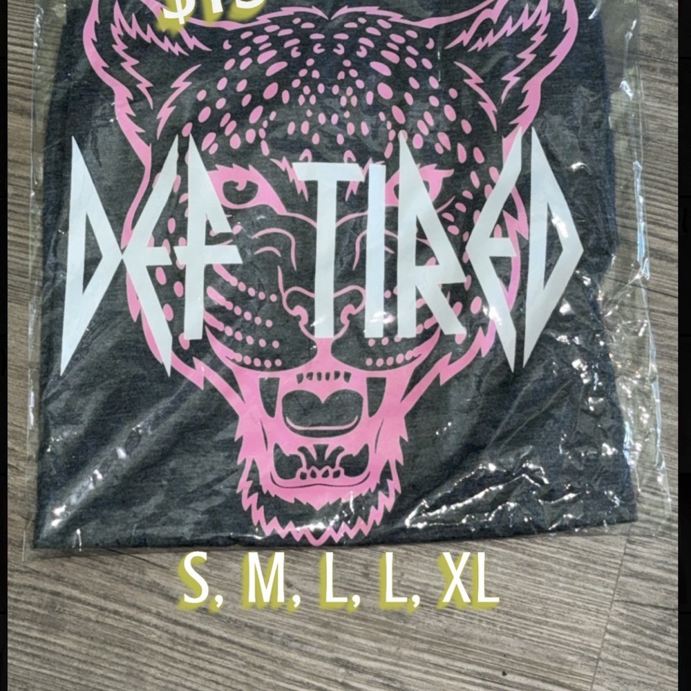 Def tired womens shirt